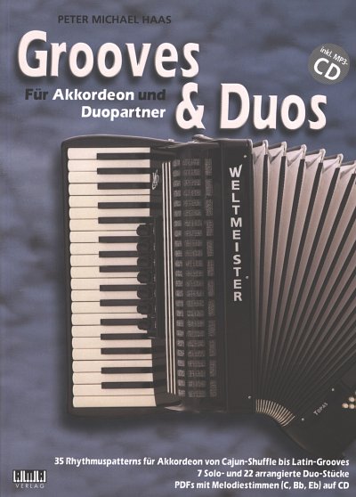 P.M. Haas: Grooves & Duos, Akk;Mel (+CD)