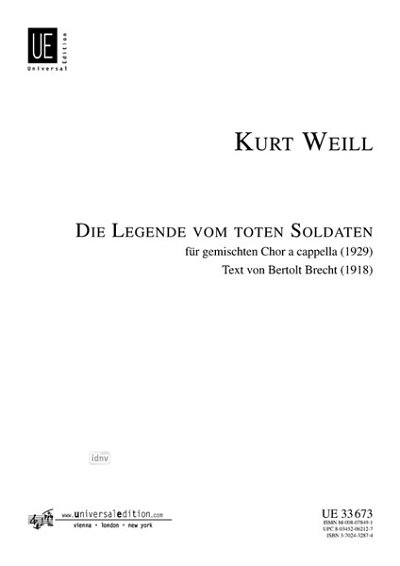 K. Weill: Die Legende vom toten Soldaten, GCh4 (Chpa)