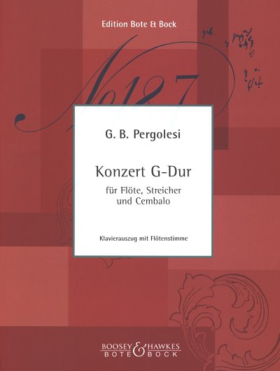 G.B. Pergolesi: Flute Concerto in G Major, Fl