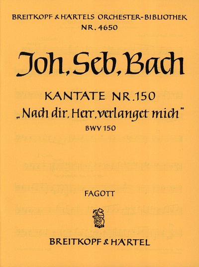 J.S. Bach: Kantate 150 Nach Dir Herr Verlanget Mich