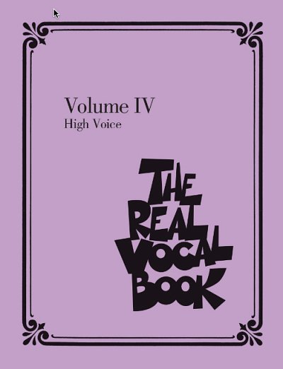 The Real Vocal Book 4 - High Voice, Cbo/GesH (RBC)