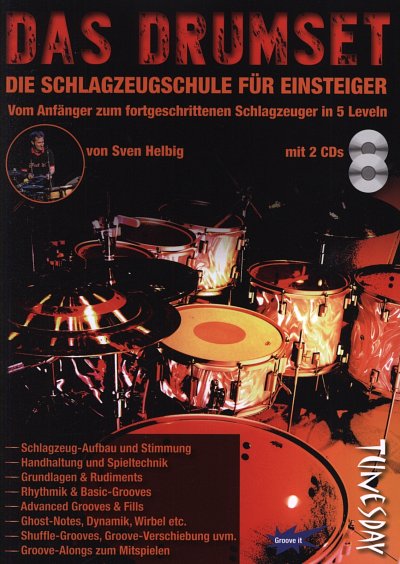 S. Helbig: Das Drumset, Schlagz (+2CDs)