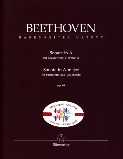 L. v. Beethoven: Sonate in A op. 69, VcKlav (KlavpaSt)