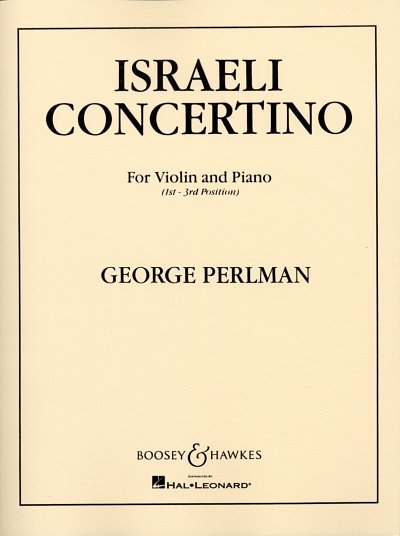 G. Perlman: Israeli Concerto , VlKlav (KlavpaSt)