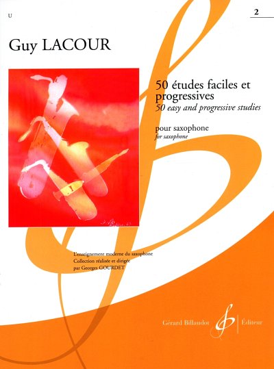 G. Lacour: 50 Études faciles et progressives 2, Asax/Tsax