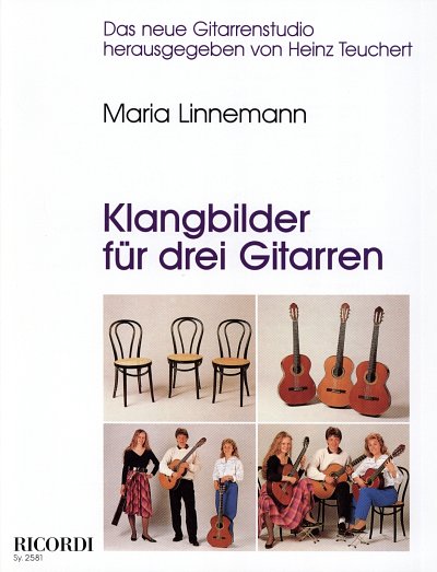 M. Linnemann: Klangbilder für drei Gitarren, 3Git (Sppa)