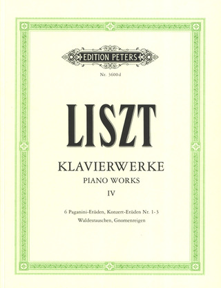 Franz Liszt - Klavierwerke 4: Etüden