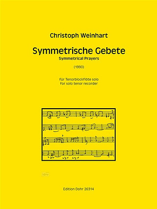 Christoph Weinhart - Symmetrische Gebete