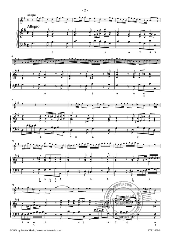 Johann Christoph Pepusch - Sonata in G