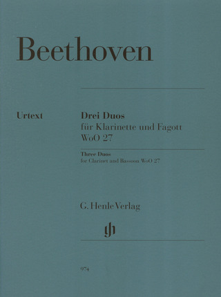 Ludwig van Beethoven: Drei Duos WoO 27