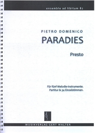 Pietro Domenico Paradies - Presto