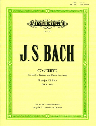 Johann Sebastian Bach - Konzert E-Dur BWV 1042