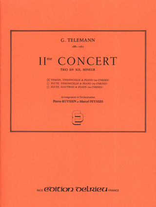 Georg Philipp Telemann - Concert n°2 en sol min.