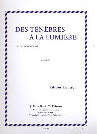 Edisson Denissow - Tenebres A La Lumiere