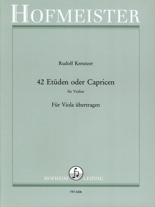 Rodolphe Kreutzer - 42 Etüden oder Capricen für