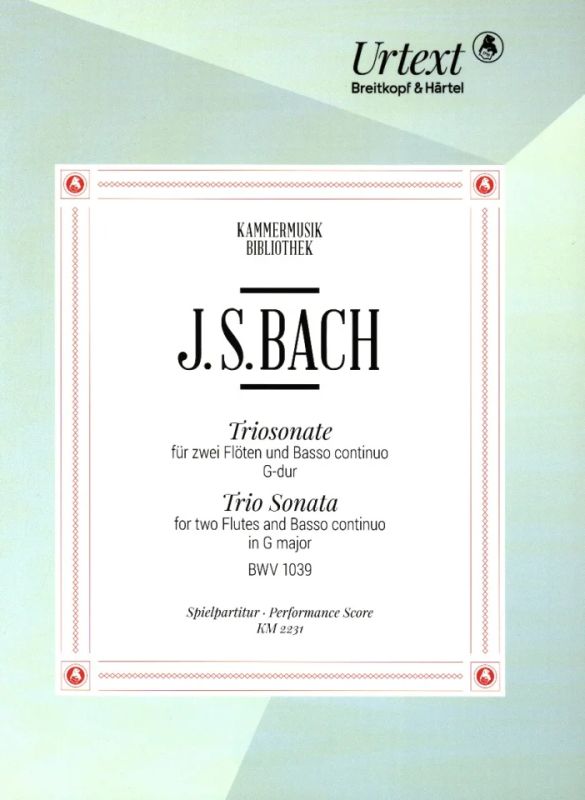 Johann Sebastian Bach - Triosonate G-Dur BWV 1039