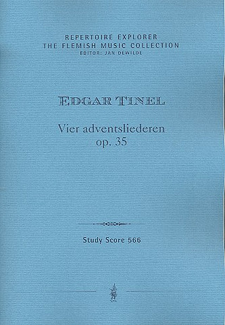 Edgar Tinel - Vier adventsliederen op. 35