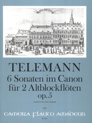 Georg Philipp Telemann - 6 Sonaten Im Kanon Op 5