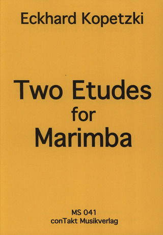 Eckhard Kopetzki - Two Etudes for Marimba