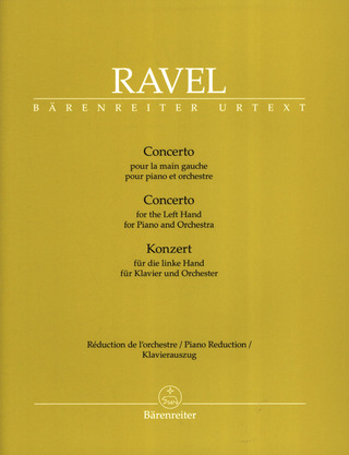 Maurice Ravel - Konzert für die linke Hand für Klavier und Orchester