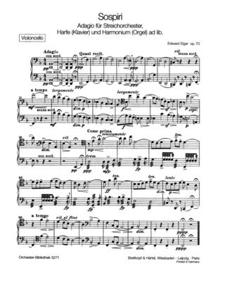 Edward Elgar - Sospiri op. 70
