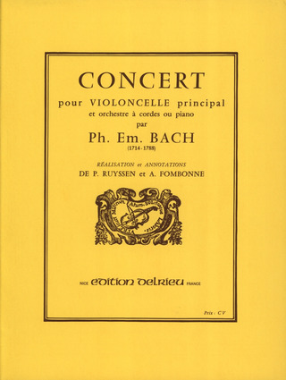 Carl Philipp Emanuel Bach - Concert en ut maj.