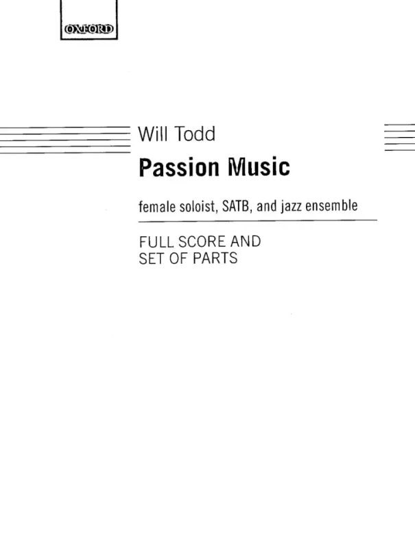 Will Todd - Passion Music