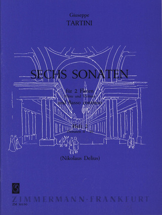 Giuseppe Tartini - 6 Sonaten für 2 Flöten (Flöte und Violine) und B.c.
