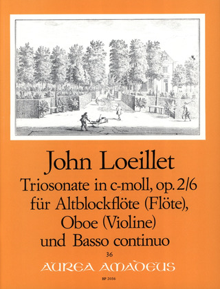 Jean-Baptiste Loeillet de Londres - Sonata a tre in c minor op. 2/6