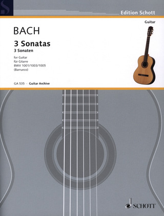 Johann Sebastian Bach - 3 Sonatas BWV 1001/1003/1005