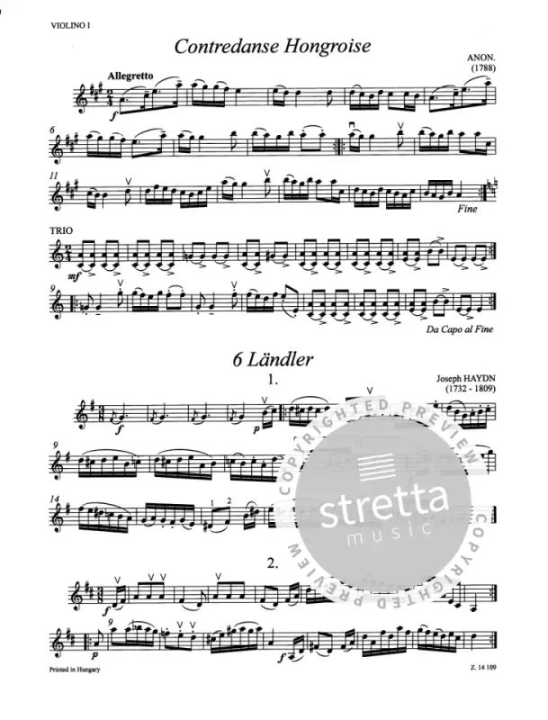Klassische Streichquartette in der ersten Lage (3)