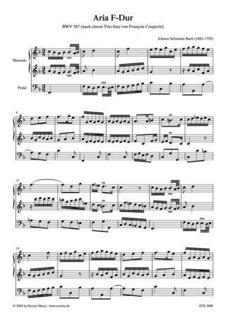 Johann Sebastian Bach - Aria F-Dur