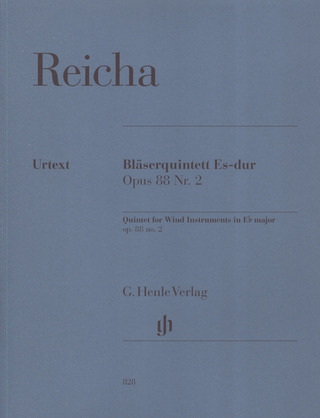 Anton Reicha: Quintet E flat major op. 88 no. 2 for Wind Instruments