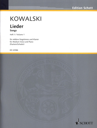 Max Kowalski - Lieder 1
