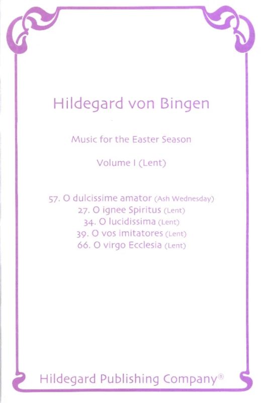 Hildegard von Bingen - Music for the Easter season 1