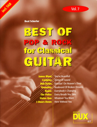 Best of Pop & Rock for Classical Guitar 7