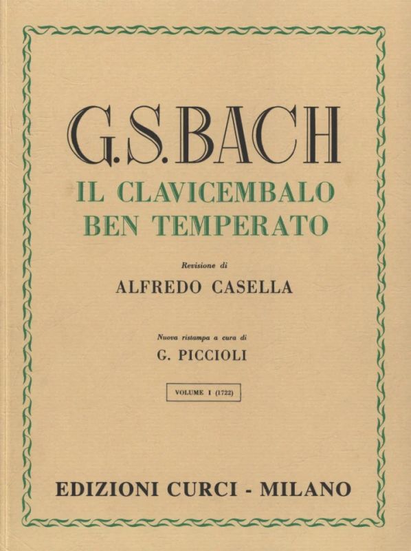 Johann Sebastian Bach - Le Clavier bien tempéré 1