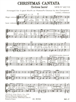 Daniel Pinkham - Christmas Cantata