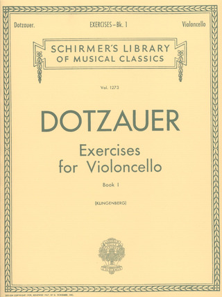 Friedrich Dotzauer - Exercises for Violoncello - Book 1