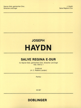 Joseph Haydn: Salve Regina E-Dur Hob. XXIIIb:1