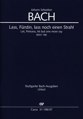 Johann Sebastian Bach - Let Princess let but one more Ray
