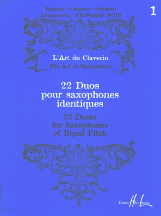 Christophe Bois - L'Art du Clavecin - 22 Duos Vol.1