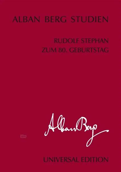 Rudolf Stephan zum 80. Geburtstag