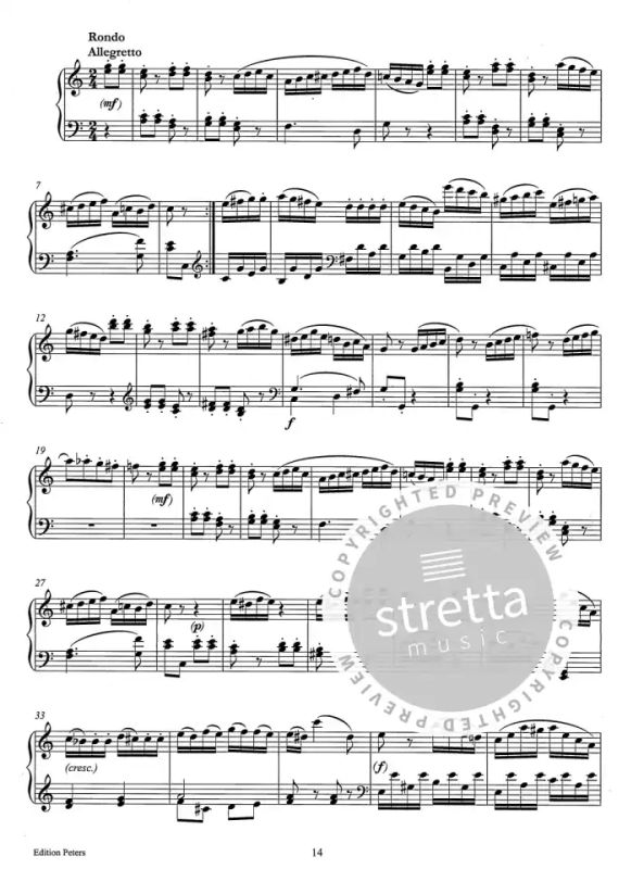 Wolfgang Amadeus Mozart: Sonata C-Dur KV 545 "Sonata facile" (3)