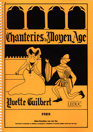 Yvette Guilbert - Chanteries Du Moyen Age volume 2