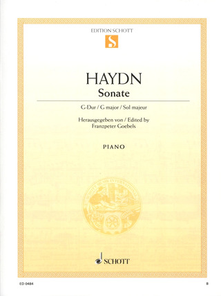 Joseph Haydn - Sonate  G-Dur Hob. XVI:27 (1774-76)
