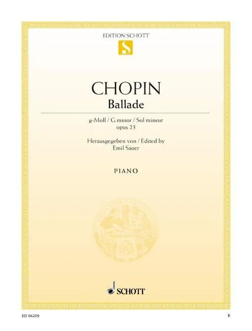 Frédéric Chopin - Ballade Sol mineur