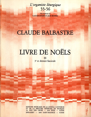Claude-Bénigne Balbastre - Livre de Noëls 3