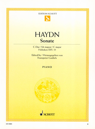 Joseph Haydn: Sonate  C-Dur Hob. XVI:35