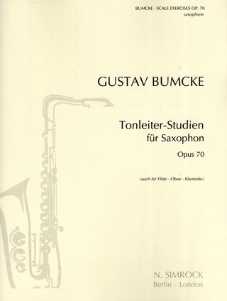 Bumcke, Gustav - Tonleiter-Studien op. 70
